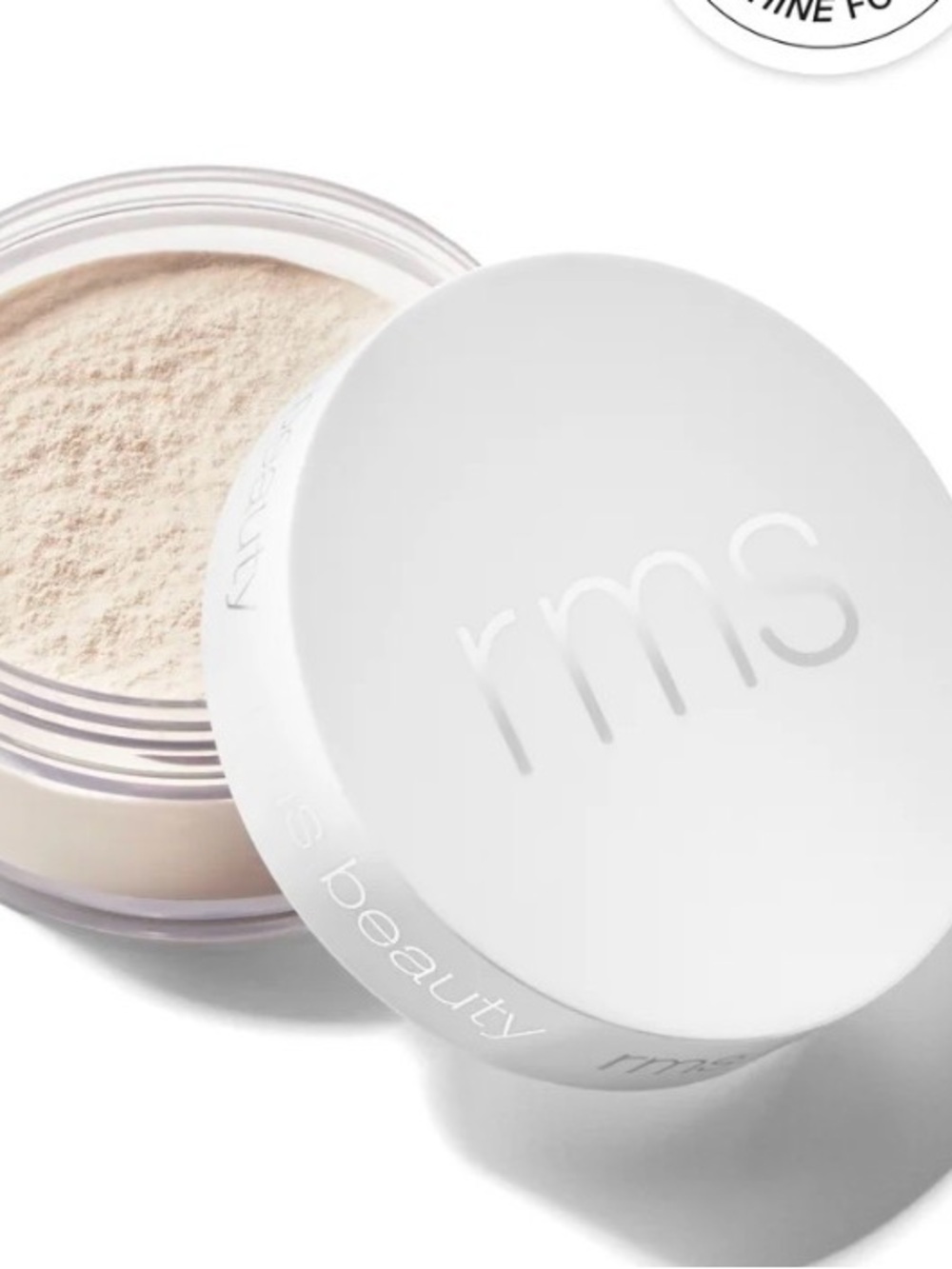 RMS Beauty Translucent Setting Powder - White Cream Jar